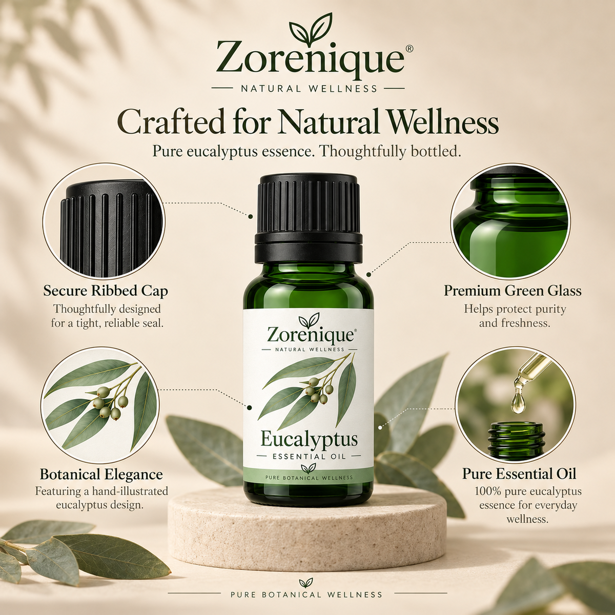 The Zorenique Eucalyptus Essential Oil
