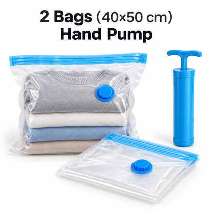 🏆【Back to School】Dlomyro Cordless Vacuum Storage Bag Set — Optional Rechargeable Electric Air Pump