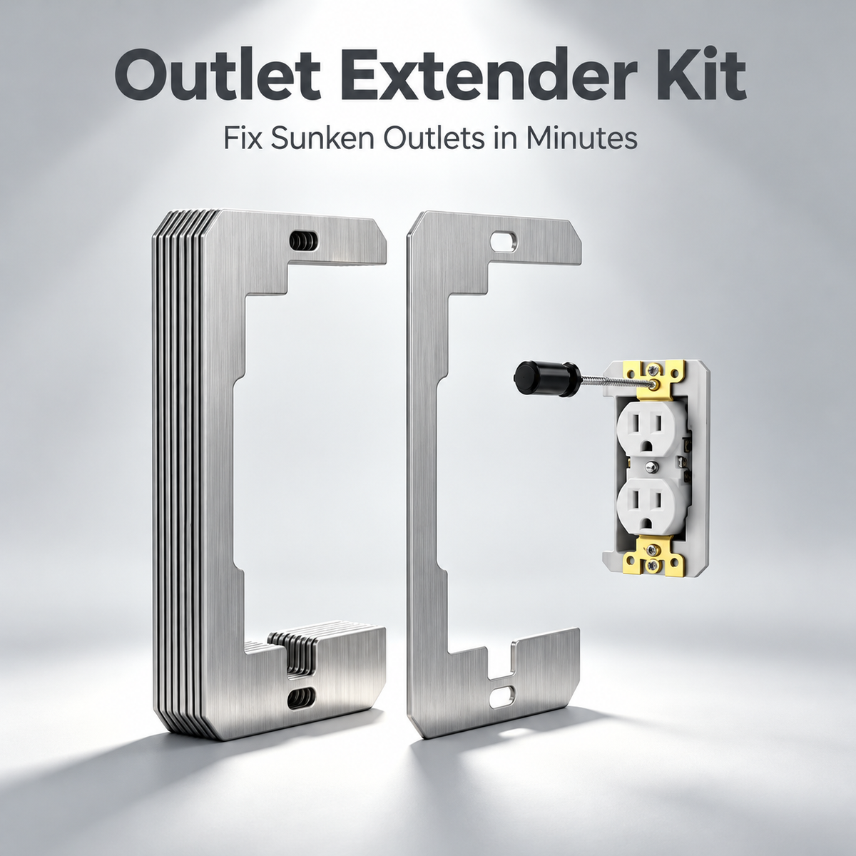 Outlet Leveling Spacers – Fix Recessed & Loose Outlets in Minutes-💫Last Day 50% OFF🔥