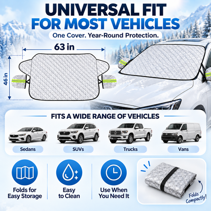❄️Universal Premium Windshield   Snow Cover Sunshade